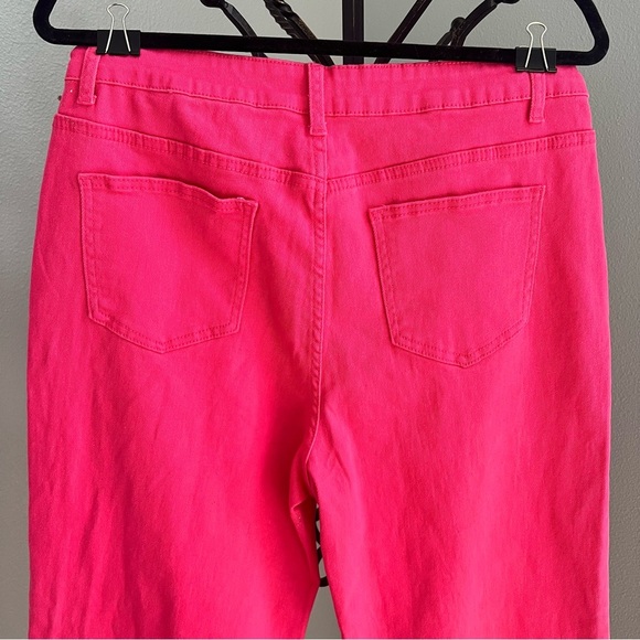 Guaile Women's Jeans High Waisted Stretchy Jeans Wide Leg Tummy Control Denim - Picture 5 of 12